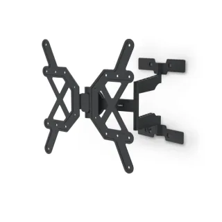 Hama Soporte de Pared para TV hasta 65" - Peso Max 30kg - Inclinable - Giratorio - Extraplano - VESA 400x400mm - Gestor de Cables - Nivel de Burbuja Integrado - Plantilla de Perforacion - Co