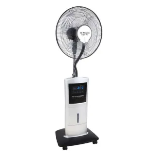 Orbegozo SFH 1000 Ventilador Humidificador Fresco y Puro - Potente Ventilador con Humidificador de 100W - Gran Caudal de Aire - Deposito de 1.5 Litros - Temporizador de 7.5 H - Base con Rued