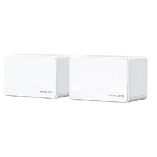 Mercusys Halo H25BE Pack de 2 Unidades Sistema Mesh Wi Fi 7 BE3600 - Cobertura Hasta 460m2 - Velocidad hasta 3600 Mbps - Color Blanco