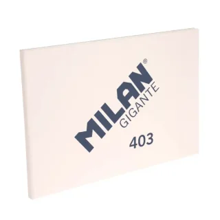 Milan 403 Gigante Bloc de Dibujo A3 50 Hojas Papel Liso de 200g/m² - Tapa Blanda y Cubierta Trasera Dura - Color Marfil y Textura Sedosa de Grano Fino