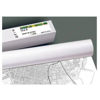 Fabrisa Plus Bobina de Papel para Plotter 90gr - Medidas 610mm x 50m · Pack de 4 uds.