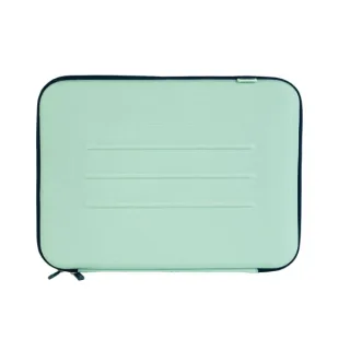 Milan Coleccion 430 Funda Semirrigida para Portatil hasta 14" - Forro Atercipelado - Bolsillo Interior - Cierre de Cremallera - Color Verde