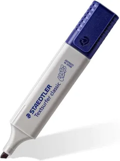Staedtler Textsurfer Classic 364 Vintage Marcador Fluorescente - Punta Biselada - Trazo entre 1 - 5mm - Tinta con Base de Agua - Color Gris Claro · Pack de 10 uds.