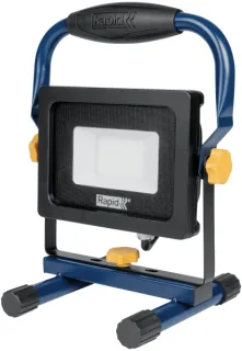 Rapid The Painter Foco LED 2000 Lumenes - Luz Blanca Fria 6000 Kelvin - Cristal Esmerilado - Ideal para Pintar y Empapelar - Cable de 2.5m - Color Azul/Negro