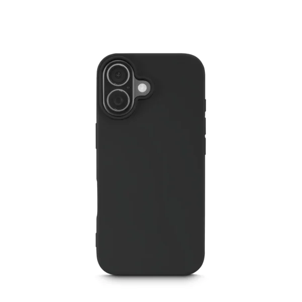 Hama Fantastic Feel Funda para iPhone 17 - Antiadherente Anti-Suciedad - Poliuretano Termoplastico - Bordes Elevados - Color Negro