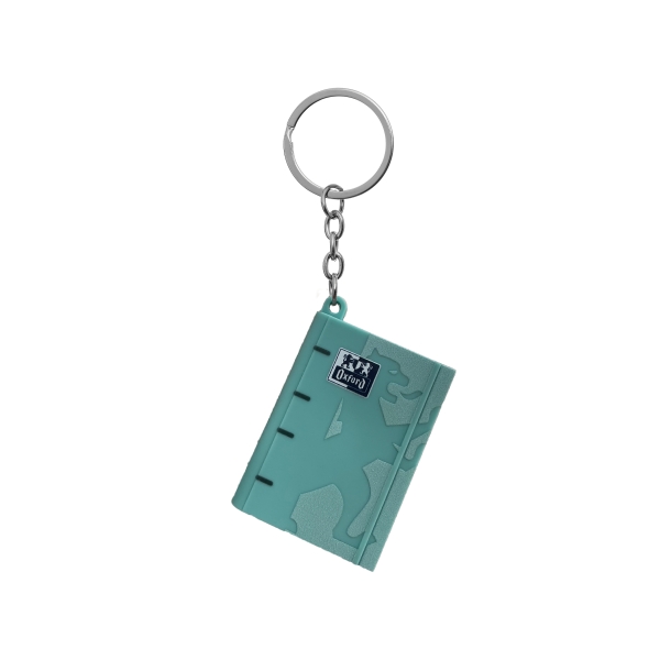 Oxford Europeanbinder Llavero con Forma de Carpeta de Anillas - Perfecto para Regalar o Coleccionar - Color Menta