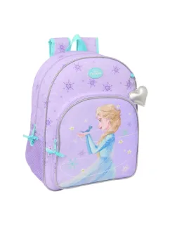 Safta Frozen Spirit Mochila - Adaptable a Carro - Asa de Mano - 33x42x14cm - Color Lila