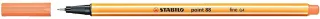 Stabilo Point 88 Rotulador de Punta Fina de Fibra - Trazo de 0.4 mm - Tinta con Base de Agua - Color Albaricoque · Pack de 10 uds.
