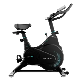 Cecotec Drumfit Indoor 10000 Race Bicileta Estatica - Pantalla LCD - Volante de 10kg - Ajuste Vertical y Horizontal Del Sillin - Resistencia Ajustable - Soporte para Dispositivos - Color Neg