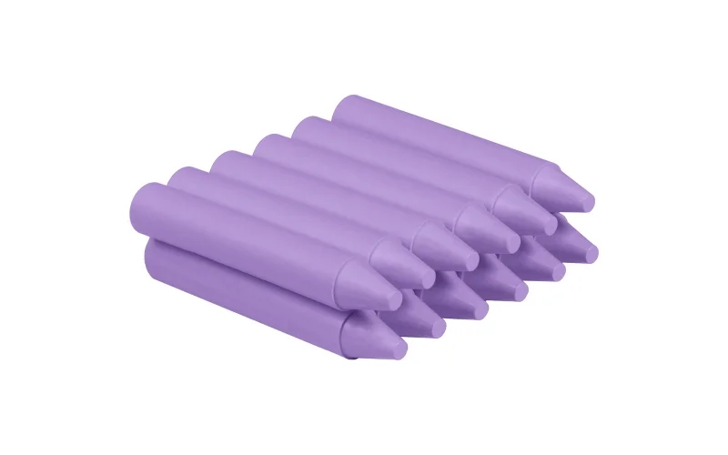 Jovi Estuche de 12 Ceras - No Manchan - No Huelen - Resistentes - Deslizan Bien - Faciles de Afilar - Desarrollan Motricidad Fina - Color Morado