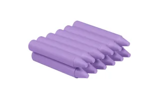 Jovi Estuche de 12 Ceras - No Manchan - No Huelen - Resistentes - Deslizan Bien - Faciles de Afilar - Desarrollan Motricidad Fina - Color Morado