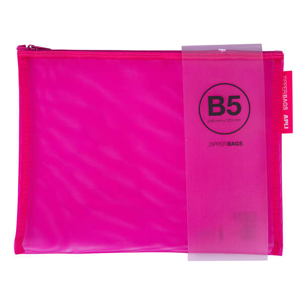 Apli Sobres Porta-Todo Nylon Transpirable - Tamaño B5 (290x223mm) - Resistente y Duradero - Ideal para Tablets y Equipos Electronicos - Cierre de Cremallera - Colores Surtidos · Pack de 20 uds.