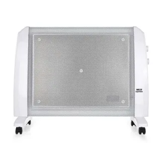 Orbegozo RM 1510 Radiador de Mica Ecoheat - Conveccion Rapida y Difusion Eficiente - Potencia Ajustable - Seguridad Antivuelco y Sobrecalentamiento - Facil Traslado