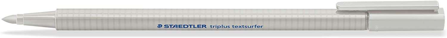 Staedtler Triplus Textsurfer 362 Rotulador Fluorescente - Trazo entre 1 a 4mm aprox. - Tinta Base de Agua - Color Gris Claro · Pack de 10 uds.