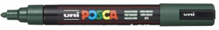 Posca PC-5M Marcador de Pintura Base al Agua - Punta de Bala 1.8-2.5mm - Ancho de Trazo 1.8-2.5mm - Resistente a la Luz - Color Verde Inglés · Pack de 6 uds.