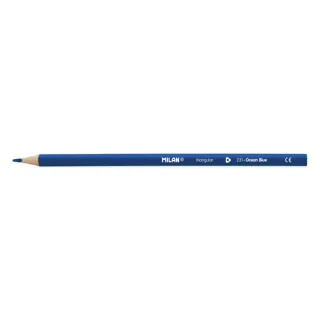 Milan Unicolor Lapices de Color Azul - Triangular - Color Azul · Pack de 12 uds.
