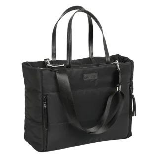 Safta Moos Capsula Maletin para Portatil hasta 14.1" - Cremallera - Interior Acolchado - Bolsillo Interior - Bolsillos Frontales - Hombrera Ajustable - 28.46L - 400x170x310mm - Color Negro