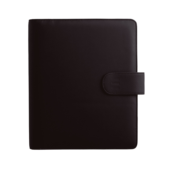 Finocam Open Troya Agenda Organizador - Anual 2026 - Formato 1000 - 205x43x249mm - Semana Vista en Vertical - Color Negro