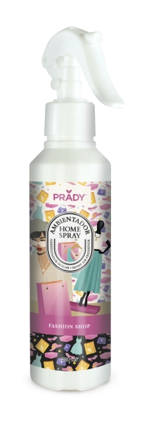 Prady Ambientador Home Spray Fashion Shop - Frasco de 220 ml - Spray Pulverizador