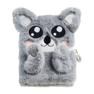 Miquel Rius Back2Fun Diario Secreto Peluche Koala - 80 Hojas Rayadas de Papel 80gr - Cierre con Llave