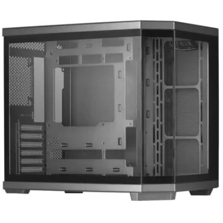 Mars Gaming CUSTOM MC-3TCORE Caja Gaming - Triple Cristal Templado - Soporte 10 Ventiladores - Placas Base Conector Inverso - USB-C y Filtros Antipolvo Magneticos - Color Negro