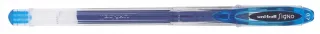 Uni-ball UM-120 Boligrafo de Tinta Gel - Punta de Bola 0.7mm - Tinta Resistente al Agua y Luz - Color Azul Claro · Pack de 12 uds.