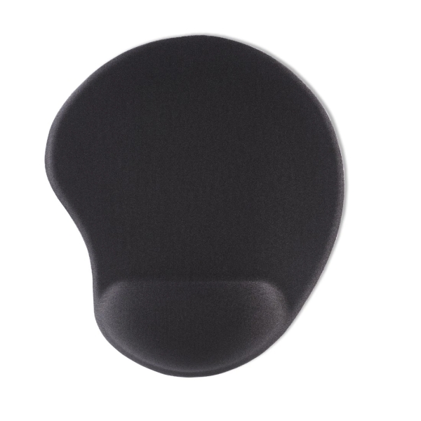 Hama Ergo Mini Alfombrilla para Raton - Ergonomico - Base Antideslizante - Efecto Memoria - 20x23x2.1cm - Color Negro
