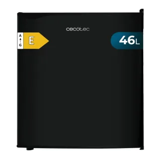 Cecotec GrandCooler 20000 L SilentCompress Black Mini Frigorifico - Capacidad 46L - Acero Inoxidable - 48x45x48.7cm - Color Negro