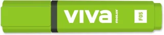 Molin Viva Marcador Fluorescente - Trazo entre 1 y 5mm - Tinta con Base de Agua - Color Verde · Pack de 10 uds.