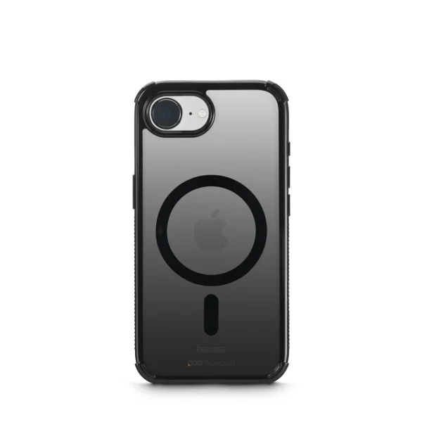 Hama Extreme Protect Funda para iPhone 16E - Magnetico - Antideslizante - Policarbonato - Proteccion D3O - Bordes Elevados - Color Negro