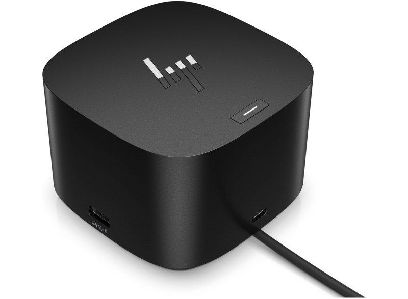 HP Thunderbolt Dock G4 280W con Cable Combinado - Thunderbolt 4 con 13 Puertos - hasta 230W de Potencia para Workstations - Soporte hasta 4 Monitores 4K - Ethernet 1Gb/2.5Gb, USB‑C y USB‑A, HDMI 2.0 y 2x DisplayPort 1.4 - Color Negro