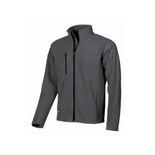 Upower Warm Chaqueta de Lana - Talla 2XL - Comodidad y Durabilidad, Cremallera Interna, Proteccion DPI1, Material 100% Poliester - Color Gris Meteorito