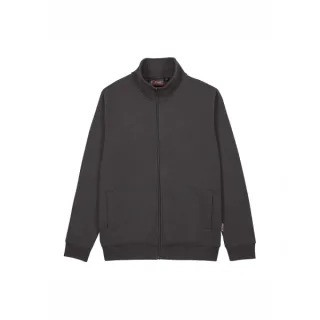 Upower Sotra Sudadera de Trabajo sin Capucha - Talla 2XL - Cremallera, Polialgodon Perchado, Diseño Ergonomico, Puños y Dobladillo Elastico, Bolsillos Laterales, Proteccion DPI1 - Color Gris