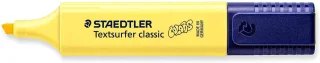 Staedtler Textsurfer Classic 364 Pastel Marcador Fluorescente - Punta Biselada - Trazo entre 1 - 5mm - Tinta con Base de Agua - Color Amarillo Girasol · Pack de 10 uds.