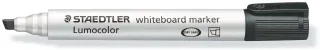 Staedtler Lumocolor 351 Marcador para Pizarra Blanca - Punta Biselada 2 - 5mm Aprox - Secado Rapido - Color Negro · Pack de 10 uds.