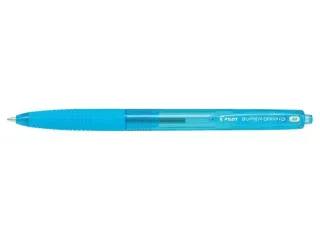 Pilot Boligrafo de Bola Retractil SuperGrip G - Punta Redonda 1.0mm - Trazo 0.4mm - Tinta de Aceite - Grip Ergonomico - Color Turquesa · Pack de 12 uds.