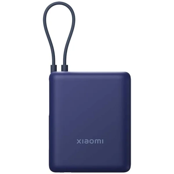 Xiaomi Ice Blue GL Powerbank 10000 mAh - 33W - Cable Integrado - Carga Rapida - Multiples Capas de Seguridad - Color Azul