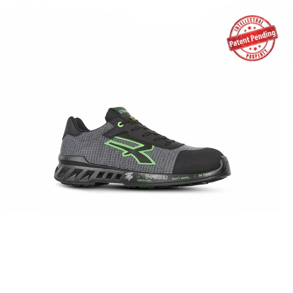 Upower Mike S ESD Calzado de Seguridad Ligeros y Transpirables - Talla 35 - Suela Antideslizante y Antiestatica, Puntera AirToe Aluminium, Plantilla Antiperforacion, Proteccion S1PS FO SR -