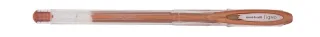 Uni-ball Signo Noble Metal UM-120NM Boligrafo de Tinta Gel - Punta de Bola 0.8mm - Tinta Pigmentada Resistente al Agua y Luz - Escribe en Papel Negro y Blanco - Color Bronce · Pack de 12 uds