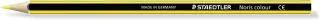 Staedtler Noris Colour 185 Lapiz Hexagonal de Color - Resistencia a la Rotura - Material Wopex - Color Amarillo Claro · Pack de 12 uds.