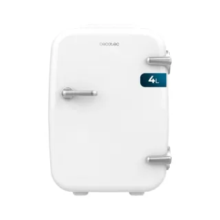 Cecotec Bolero MiniCooling 4L Habana White Mini Frigorifico Portatil - Capacidad 4L - Voltaje 12V - Temperatura Regulable - Enfria hasta 7ºC - Funcion Calentamiento hasta 65ºC - Color Blanco