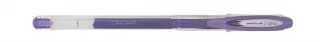 Uni-ball Signo Noble Metal UM-120NM Roller de Tinta Gel - Punta de Bola 0.8mm - Tinta Resistente al Agua y Luz - Escribe en Papel Negro y Blanco - Color Violeta · Pack de 12 uds.