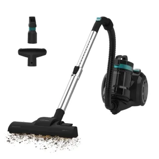 Cecotec Conga Rockstar Cyclonic Plus Aspiradora de Trineo sin Bolsa - 800W - Succion 16kPa - Deposito de 2L - Incluye Accesorios - Ideal para Mascotas - Filtro HEPA - Radio hasta 7m - Color