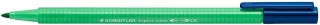 Staedtler Triplus Color 323 Rotulador de Punta Fina - Trazo 1mm Aprox - Tinta Base de Agua - Color Verde Palido · Pack de 10 uds.