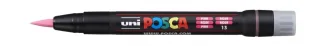 Posca PCF-350 Marcador de Pintura - Punta Acrilica Estilo Pincel - Base al Agua - No Permanente - Resistente a la Luz - Inodoro - Color Rosa · Pack de 5 uds.