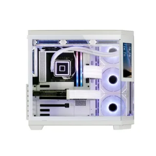 Mars Gaming MC-3TCORELCD Caja Torre ATX - Pantalla IPS de 7.2” Personalizable - Triple Cristal Templado - Soporte para Refrigeracion Liquida hasta 360mm - 7 Ranuras de Expansion - 440x286x40