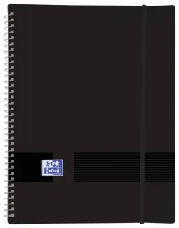Oxford Live & Go A4 Carpeta de Fundas - Tapa de Plastico Opaco - Espiral 30 Fundas - Color Negro · Pack de 10 uds.