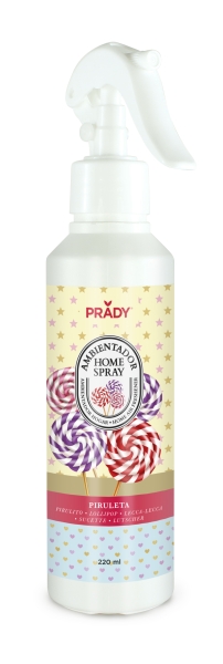 Prady Ambientador Home Spray Piruleta - Frasco de 220 ml - Spray Pulverizador