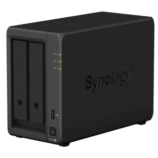 Synology DiskStation DS723+ Servidor de Almacenamiento NAS - Hasta 2 Unidades de Almacenamiento - Interfaz Soportado M.2, SATA III - Compatible con 2.5", 3.5" - 2x RJ-45, 1x USB 3.2