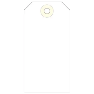 Apli Pack de 1.000 Etiquetas con Arandela 100x51mm - Cartulina de 160 g/m² - Color Crema